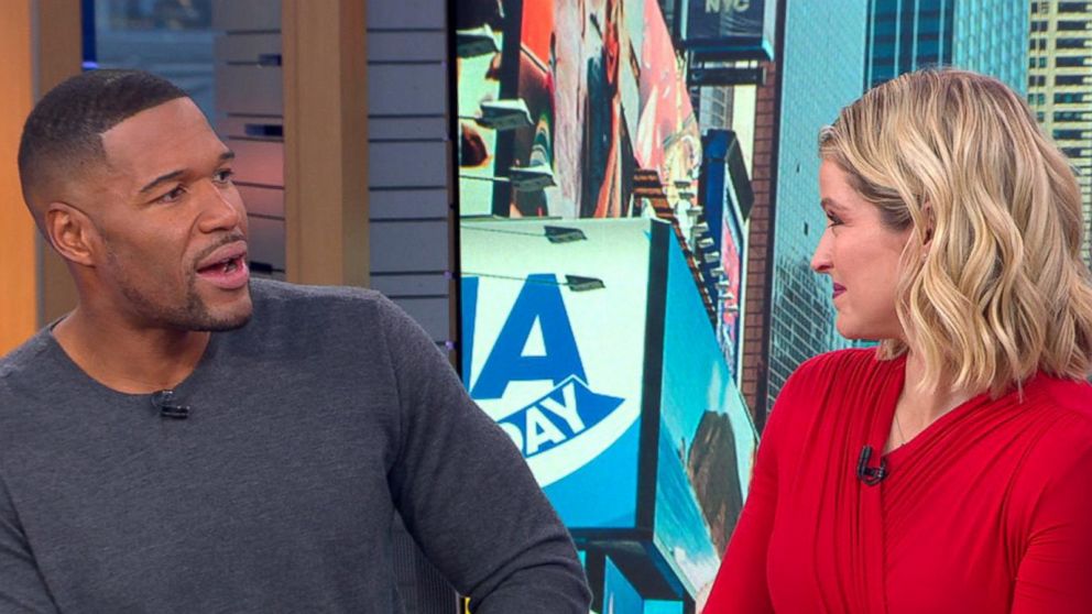 Sara Haines Surprises Michael Strahan With An Emotional Birthday Tribute Gma 